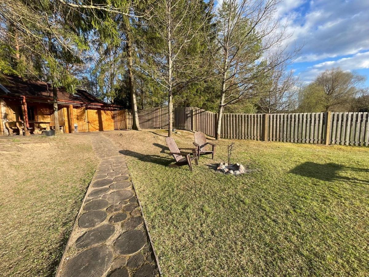 Holiday House With Sauna Cēsis Eksteriør bilde