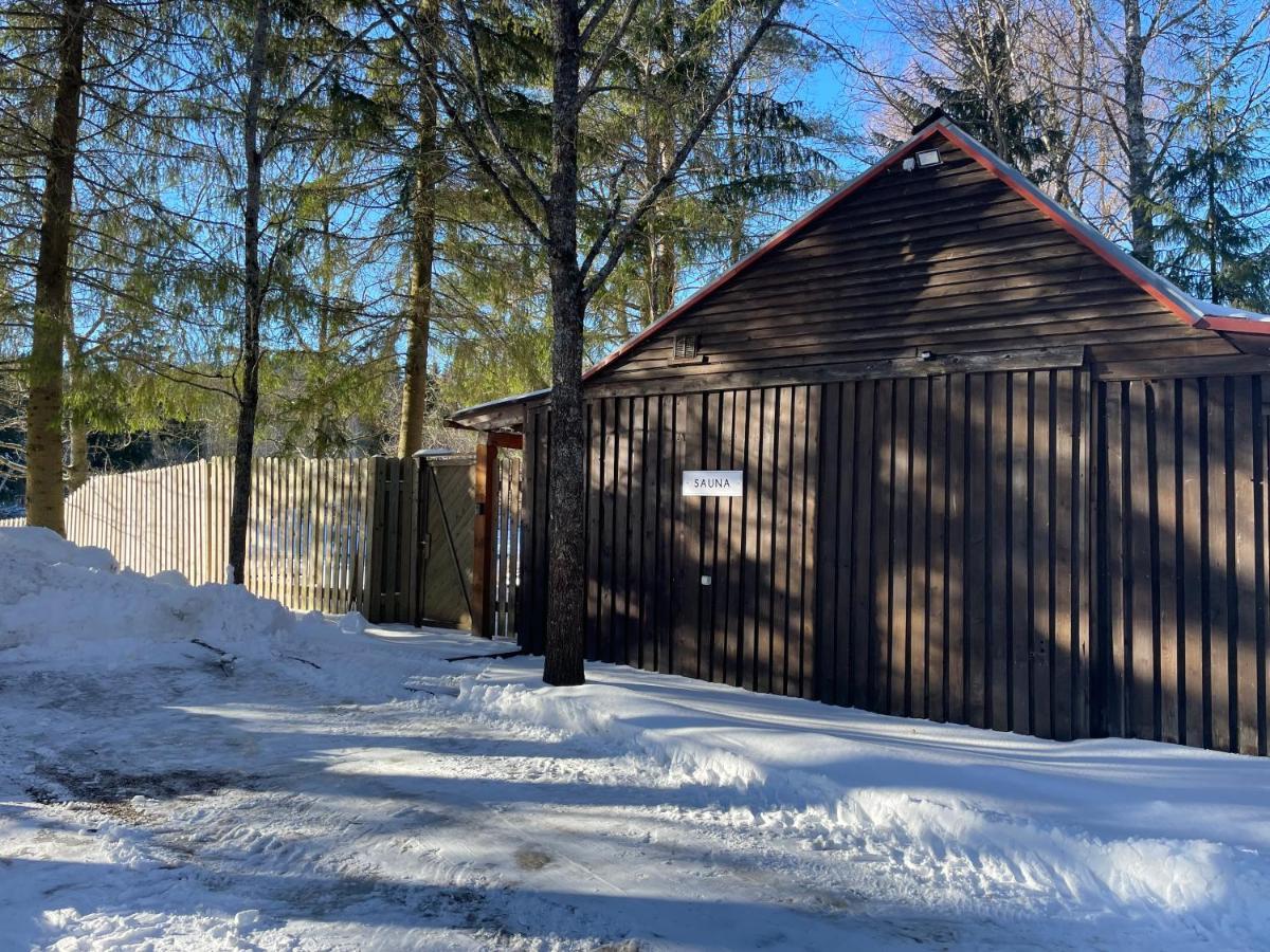 Holiday House With Sauna Cēsis Eksteriør bilde